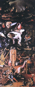  Hieronymus Bosch Garden of Earthly Delights, right wing - Art Print