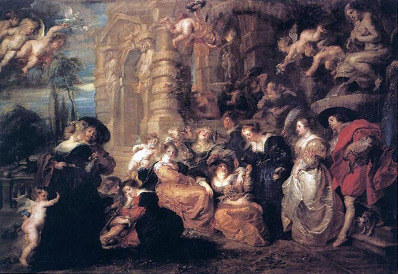  Peter Paul Rubens Garden of Love - Art Print