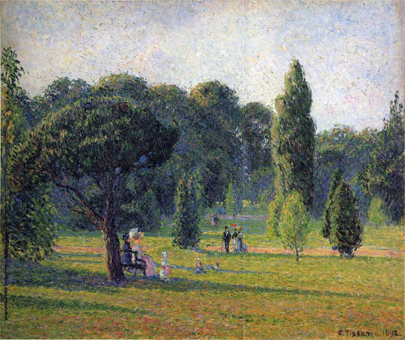  Camille Pissarro Gardens At Kew, Sunset - Art Print