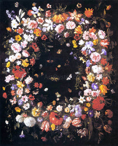  Pier Francesco Cittadini Garland of Flowers - Art Print