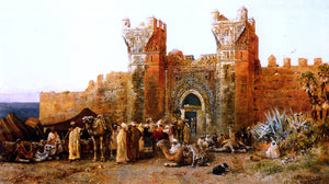 Edwin Lord Weeks Gate of Shehal, Morocco - Art Print