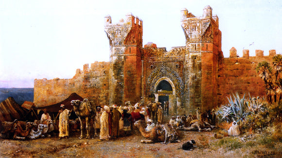  Edwin Lord Weeks Gate of Shehal, Morocco - Art Print