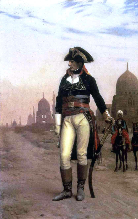  Jean-Leon Gerome General Bonaparte in Cairo - Art Print