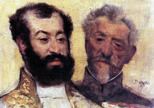  Edgar Degas General Mellinet and Chief Rabbi Astruc - Art Print