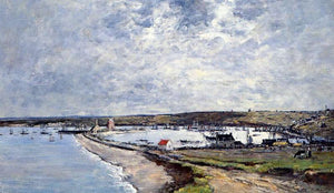  Eugene-Louis Boudin General View of Camaret - Art Print