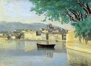  Jean-Baptiste-Camille Corot Geneva - View of Part of the City - Art Print