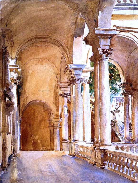  John Singer Sargent Genoa, the University - Art Print