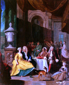  Pieter Angellis Gentleman At Table - Art Print