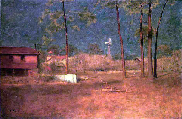  George Inness George Inness's Home, Tarpon Springs, Florida - Art Print