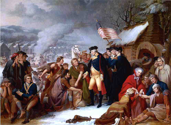  Thompkins Harrison Matteson George Washington at Valley Forge - Art Print