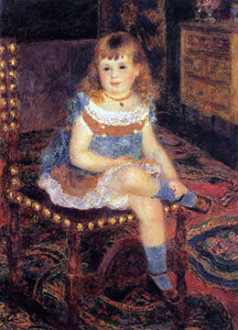  Pierre Auguste Renoir Georgette Charpentier Seated - Art Print