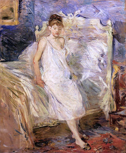  Berthe Morisot Getting Up - Art Print