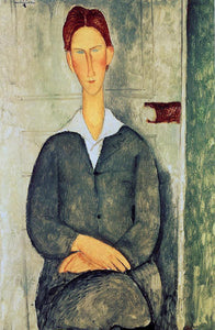  Amedeo Modigliani Giovanotto dai Capelli Rosse - Art Print