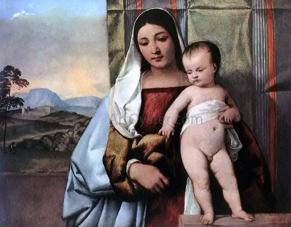  Titian Gipsy Madonna - Art Print