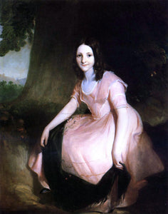  Thomas Sully Girl in Pink - Art Print