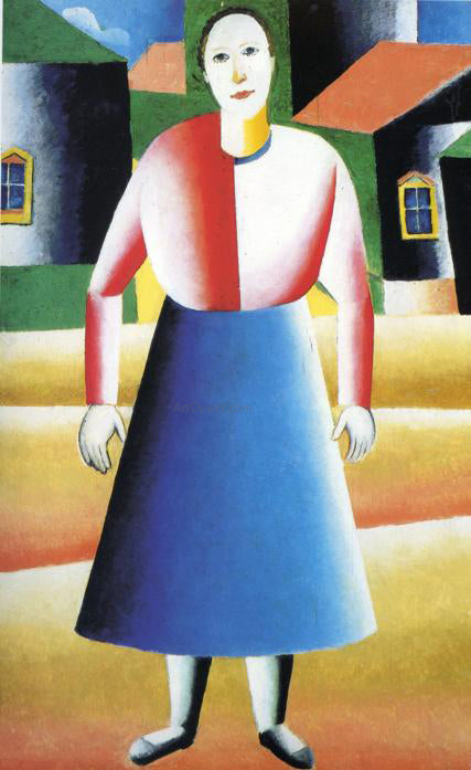  Kazimir Malevich Girl in the Country - Art Print