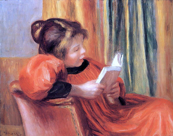  Pierre Auguste Renoir Girl Reading - Art Print