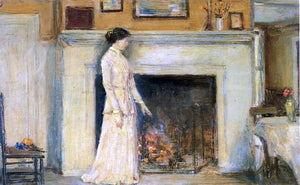  Frederick Childe Hassam A Girl Standing - Art Print