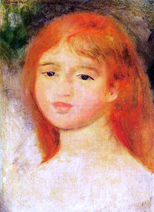  Pierre Auguste Renoir Girl with Auburn Hair - Art Print