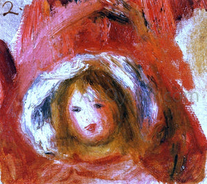  Pierre Auguste Renoir Girl with Hat - Art Print