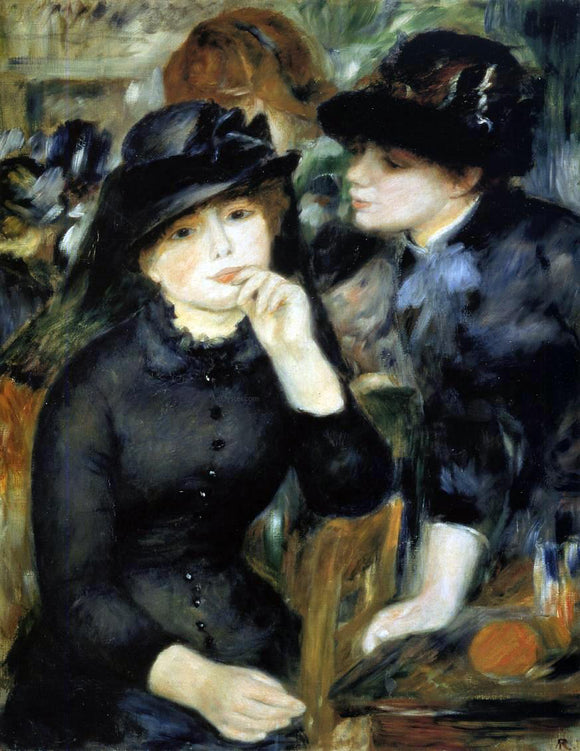  Pierre Auguste Renoir Girls in Black - Art Print