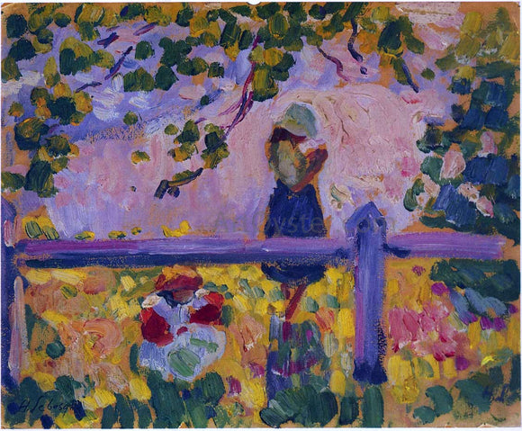  Henri Lebasque Girls in the Garden - Art Print