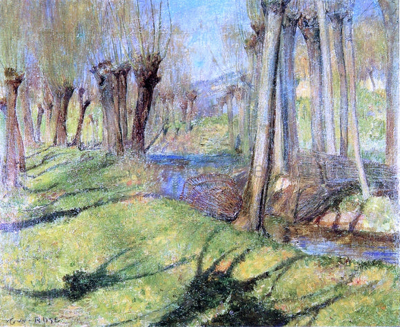  Guy Orlando Rose Giverny Willows - Art Print