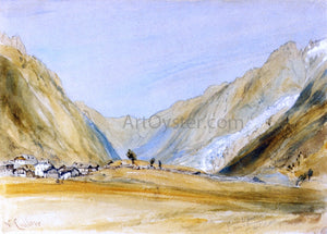  William Callow RWS Glacier du Bois, Chamonix - Art Print