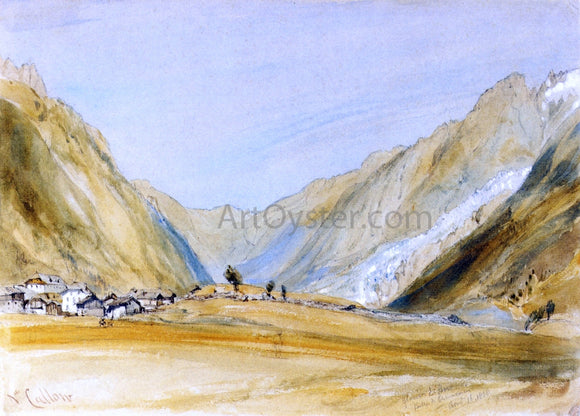  William Callow RWS Glacier du Bois, Chamonix - Art Print