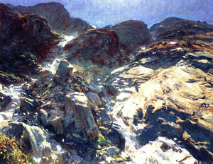  John Singer Sargent Glacier Streams - Art Print