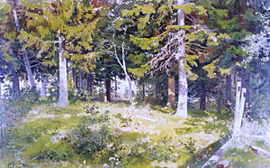  Ivan Ivanovich Shishkin Glade in a Forest - Art Print