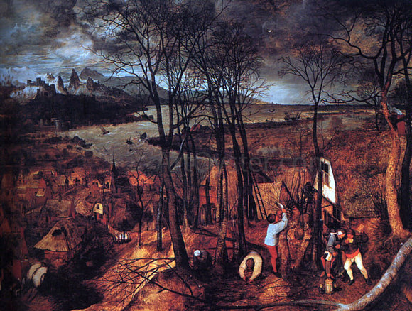  The Elder Pieter Bruegel Gloomy Day - Art Print