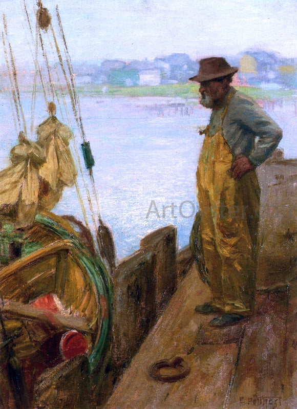  Edward Potthast Gloucester Fisherman - Art Print