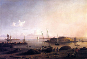  Fitz Hugh Lane Gloucester Harbor - Art Print