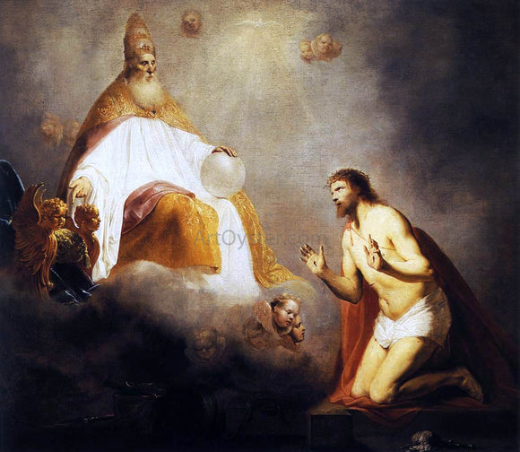  Pieter De Grebber God Inviting Christ to Sit on the Throne at His Right Hand - Art Print