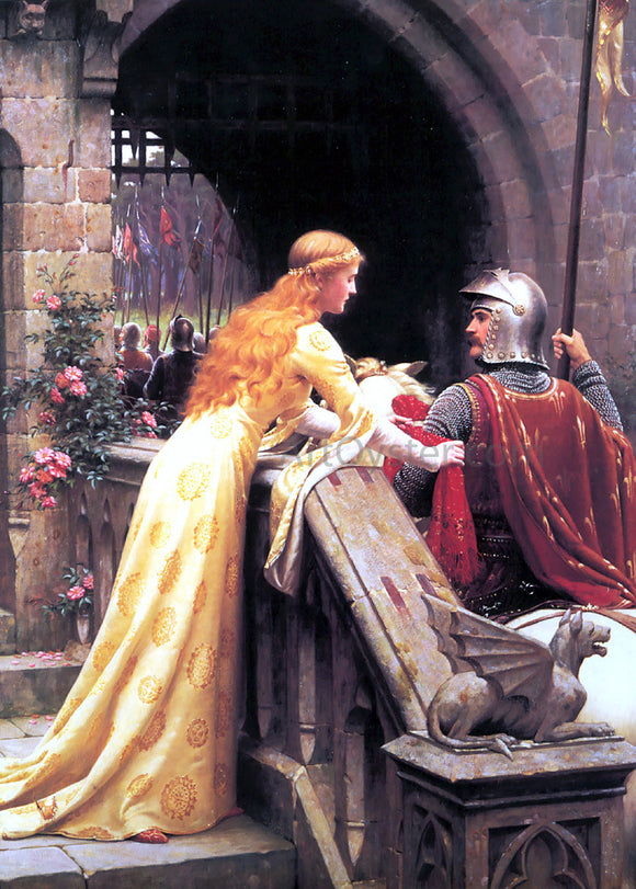  Edmund Blair Leighton God Speed! - Art Print