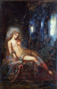  Gustave Moreau Goddess on the Rocks - Art Print
