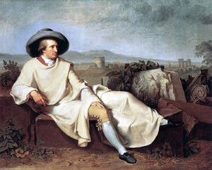  Wilhelm Tischbein Goethe in The Roman Campagna - Art Print
