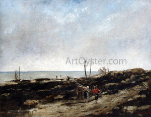  Gustave Courbet Going Fishing - Art Print