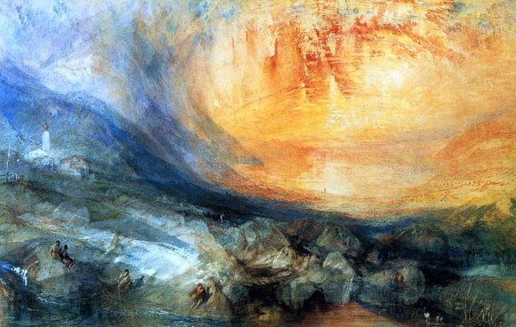  Joseph William Turner Goldau - Art Print