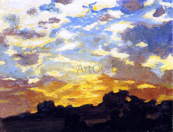  Edward Potthast Golden Sunset - Art Print