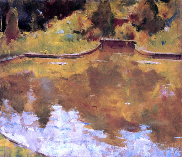  Charles Webster Hawthorne Goldfish Pond - Art Print