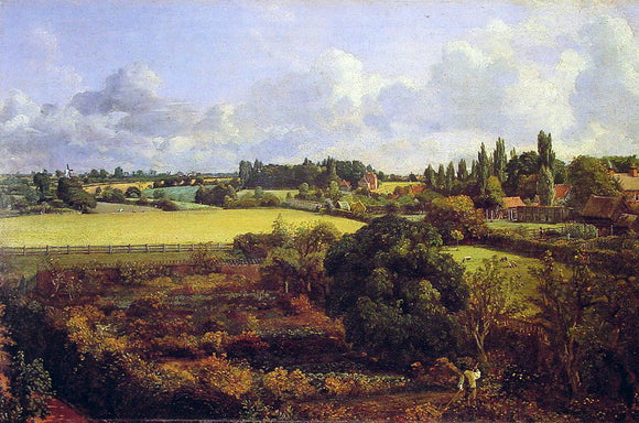  John Constable Golding Constable's Kitchen Garden - Art Print