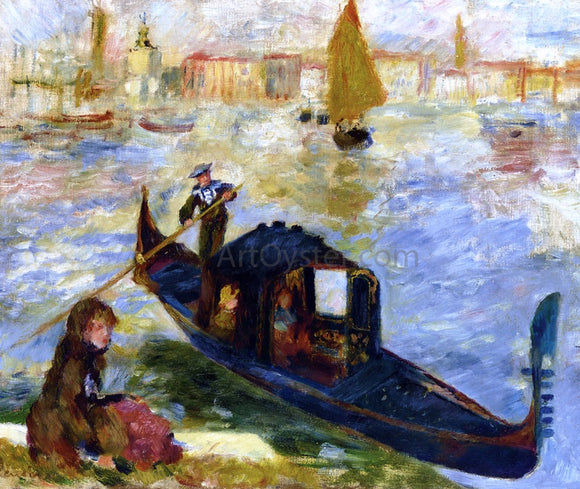  Pierre Auguste Renoir Gondola, Venice - Art Print