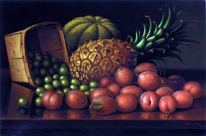  Levi Wells Prentice Gooseberries, Plums, Pineapple and Cantaloupe - Art Print