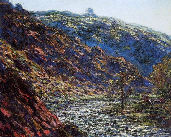  Claude Oscar Monet Gorge of the Petite Creuse - Art Print