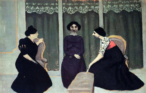  Felix Vallotton Gossip - Art Print