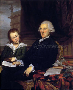  Charles Willson Peale Governor Thomas McKean and His Son, Thomas, Jr. - Art Print