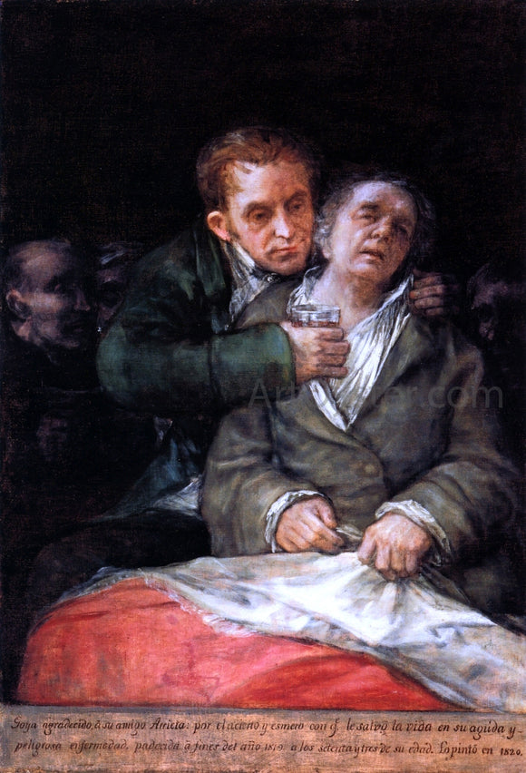  Francisco Jose de Goya Y Lucientes Goya Attended by Doctor Arrieta - Art Print