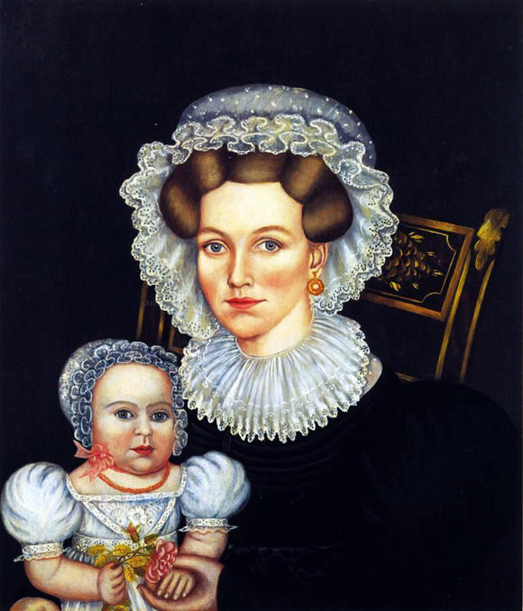  Noah North Gracie Beardsley Jefferson Jackman and Her Daughter - Art Print